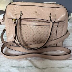 Kate Spade Blush-pink Satchel with Versatile Design